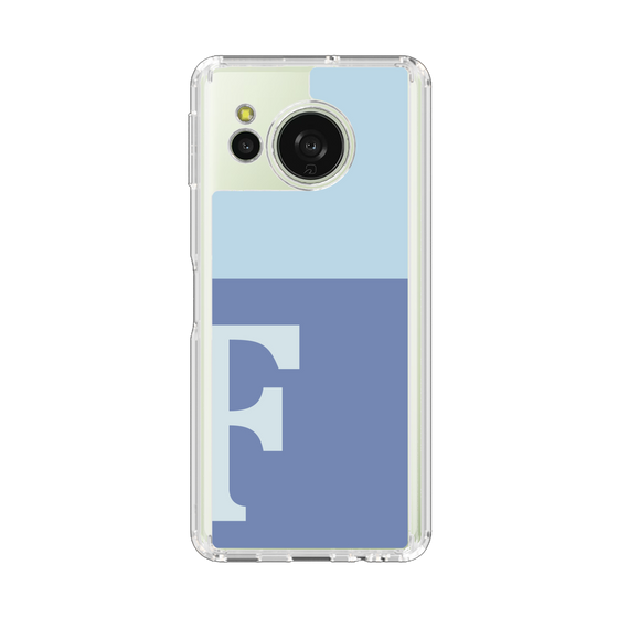 Slim Protection Case［ Original - initial two tone - F blue ］