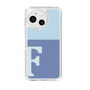 Slim Protection Case［ Original - initial two tone - F blue ］