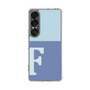 Slim Protection Case［ Original - initial two tone - F blue ］
