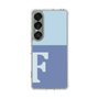 Slim Protection Case［ Original - initial two tone - F blue ］