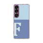 Slim Protection Case［ Original - initial two tone - F blue ］