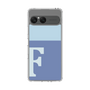 Slim Protection Case［ Original - initial two tone - F blue ］