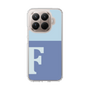 Slim Protection Case［ Original - initial two tone - F blue ］