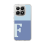 Slim Protection Case［ Original - initial two tone - F blue ］