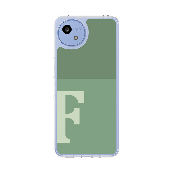 Slim Protection Case［ Original - initial two tone - F green ］