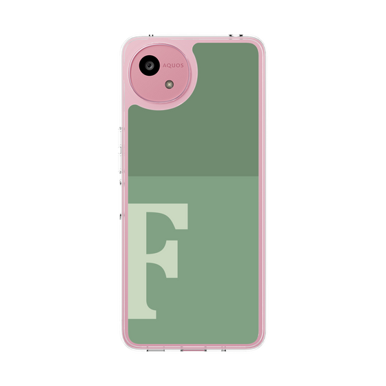 Slim Protection Case［ Original - initial two tone - F green ］