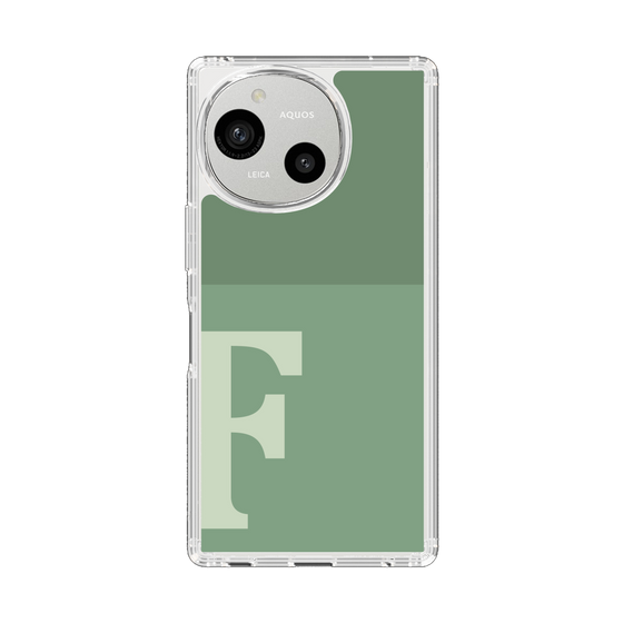 Slim Protection Case［ Original - initial two tone - F green ］