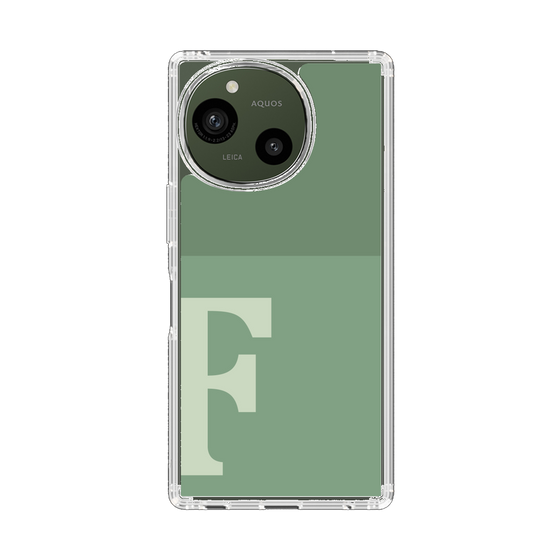 Slim Protection Case［ Original - initial two tone - F green ］