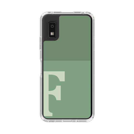 Slim Protection Case［ Original - initial two tone - F green ］