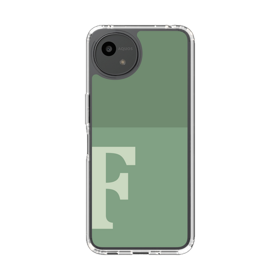 Slim Protection Case［ Original - initial two tone - F green ］