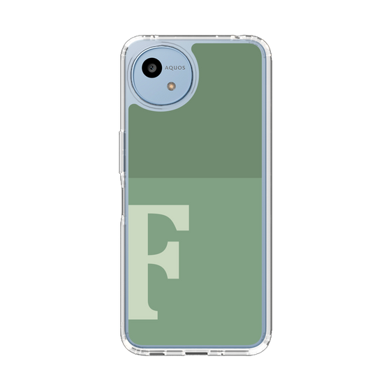 Slim Protection Case［ Original - initial two tone - F green ］