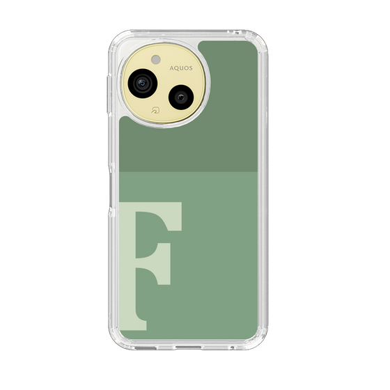 Slim Protection Case［ Original - initial two tone - F green ］