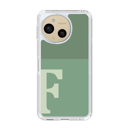 Slim Protection Case［ Original - initial two tone - F green ］