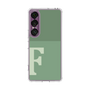 Slim Protection Case［ Original - initial two tone - F green ］