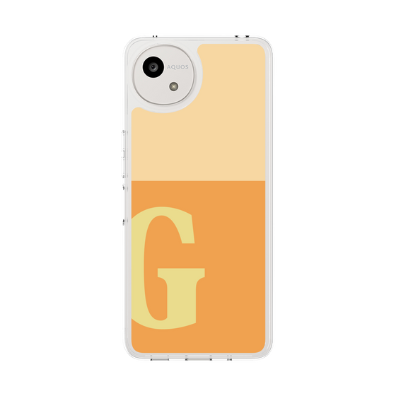 Slim Protection Case［ Original - initial two tone - G orange ］