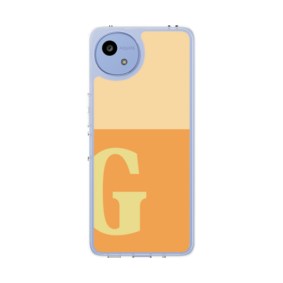 Slim Protection Case［ Original - initial two tone - G orange ］
