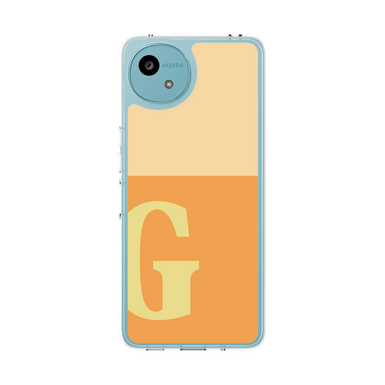 Slim Protection Case［ Original - initial two tone - G orange ］
