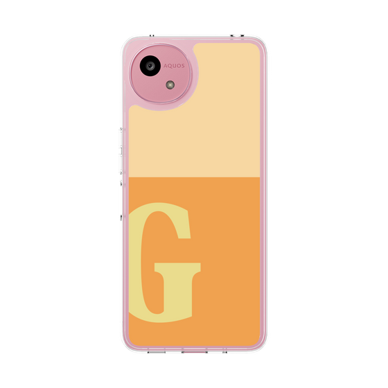 Slim Protection Case［ Original - initial two tone - G orange ］