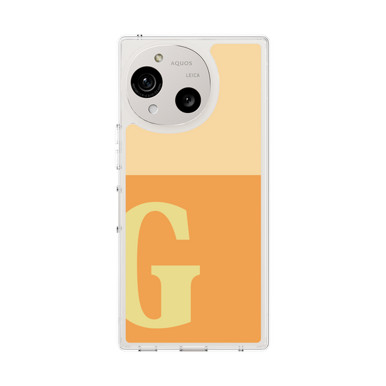 Slim Protection Case［ Original - initial two tone - G orange ］