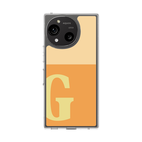 Slim Protection Case［ Original - initial two tone - G orange ］