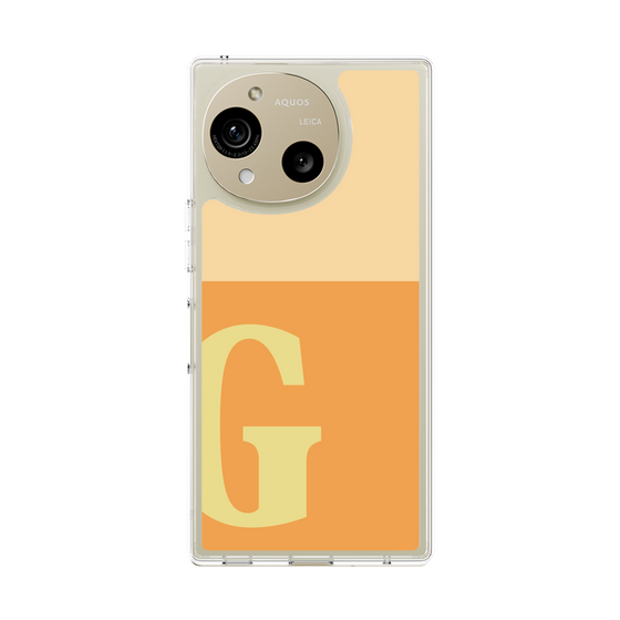 Slim Protection Case［ Original - initial two tone - G orange ］