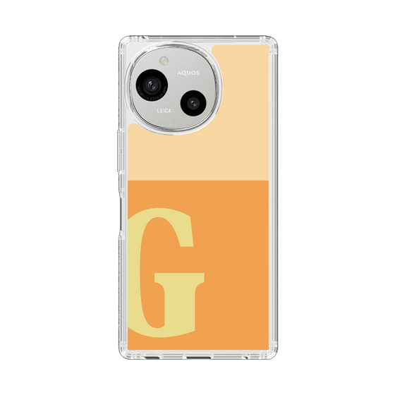 Slim Protection Case［ Original - initial two tone - G orange ］