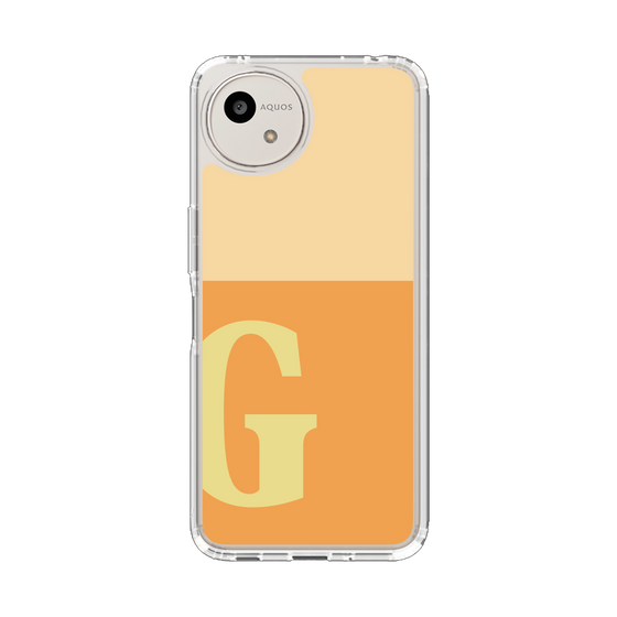 Slim Protection Case［ Original - initial two tone - G orange ］