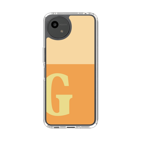 Slim Protection Case［ Original - initial two tone - G orange ］