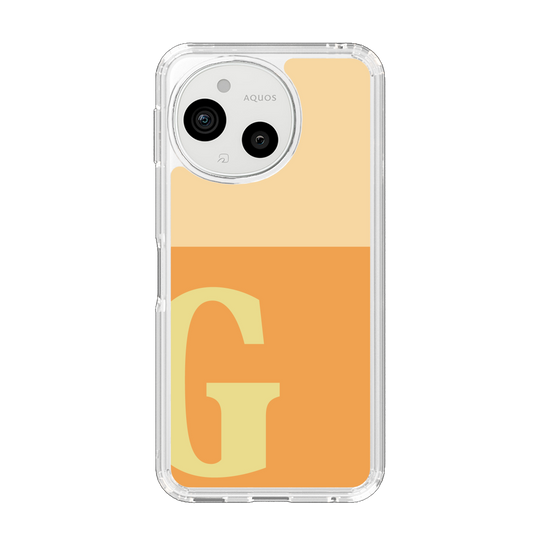 Slim Protection Case［ Original - initial two tone - G orange ］