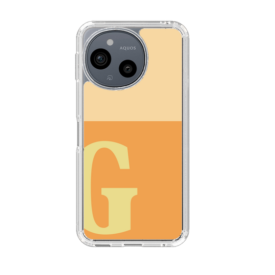 Slim Protection Case［ Original - initial two tone - G orange ］