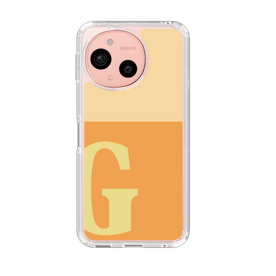 Slim Protection Case［ Original - initial two tone - G orange ］