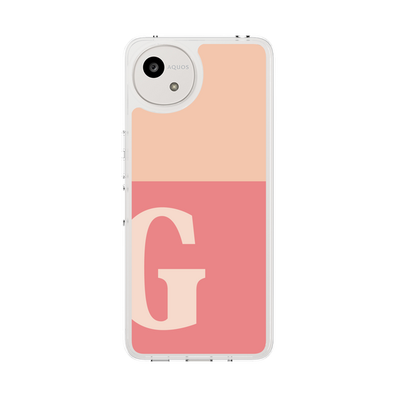 Slim Protection Case［ Original - initial two tone - G pink ］