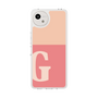 Slim Protection Case［ Original - initial two tone - G pink ］