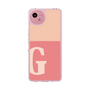 Slim Protection Case［ Original - initial two tone - G pink ］