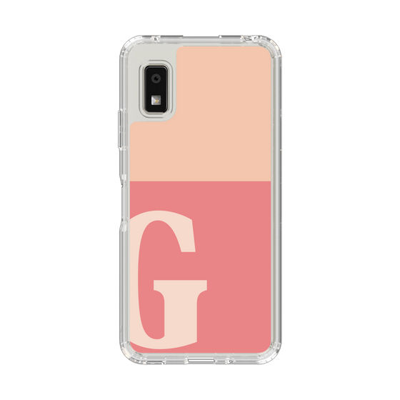 Slim Protection Case［ Original - initial two tone - G pink ］