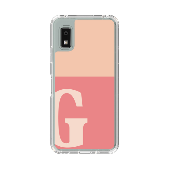 Slim Protection Case［ Original - initial two tone - G pink ］