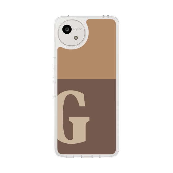 Slim Protection Case［ Original - initial two tone - G brown ］