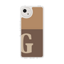 Slim Protection Case［ Original - initial two tone - G brown ］