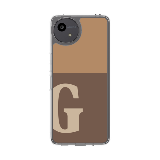 Slim Protection Case［ Original - initial two tone - G brown ］