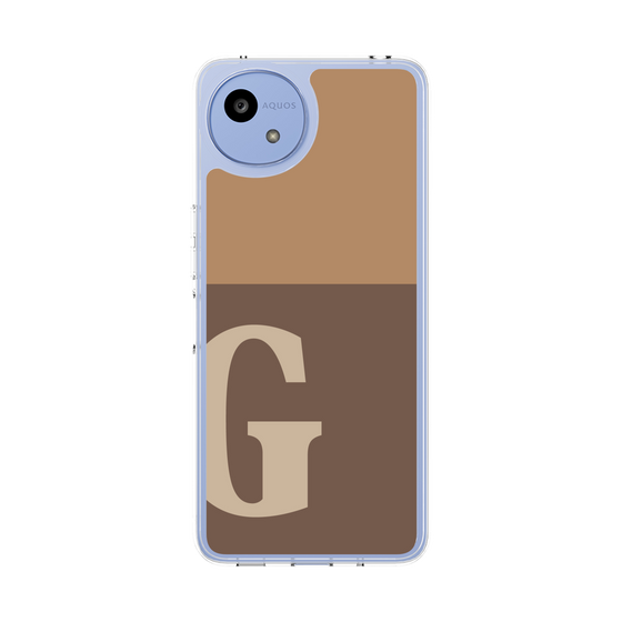 Slim Protection Case［ Original - initial two tone - G brown ］