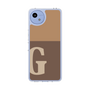 Slim Protection Case［ Original - initial two tone - G brown ］
