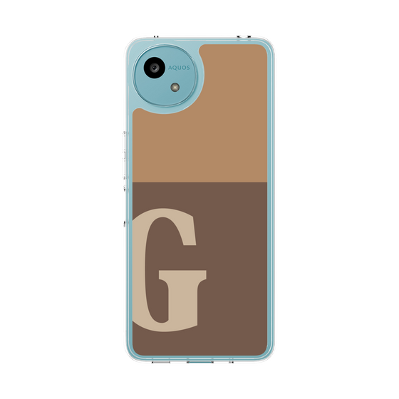 Slim Protection Case［ Original - initial two tone - G brown ］