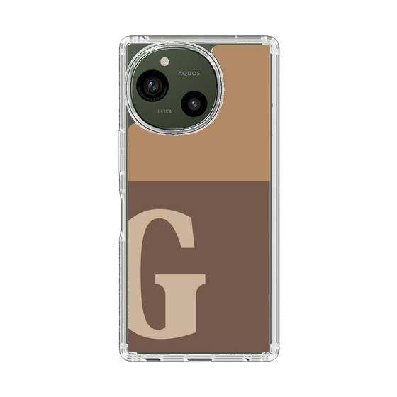 Slim Protection Case［ Original - initial two tone - G brown ］