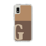 Slim Protection Case［ Original - initial two tone - G brown ］