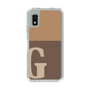 Slim Protection Case［ Original - initial two tone - G brown ］