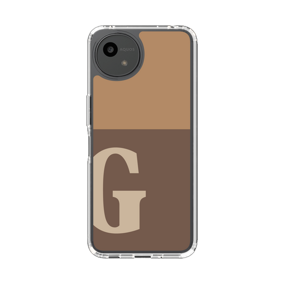 Slim Protection Case［ Original - initial two tone - G brown ］