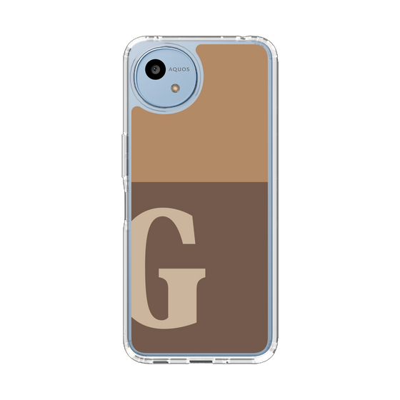 Slim Protection Case［ Original - initial two tone - G brown ］