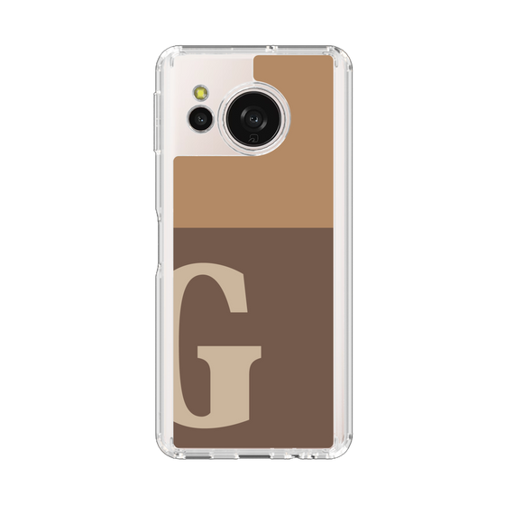 Slim Protection Case［ Original - initial two tone - G brown ］