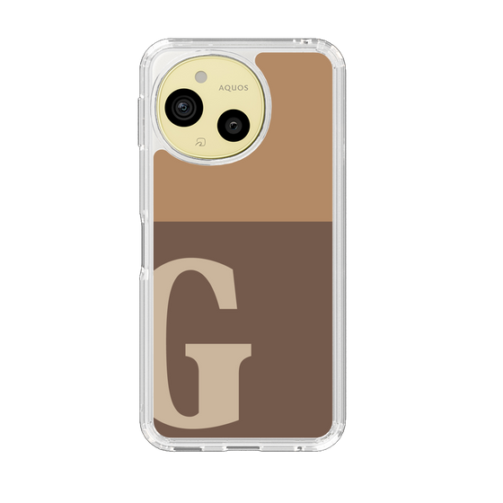 Slim Protection Case［ Original - initial two tone - G brown ］