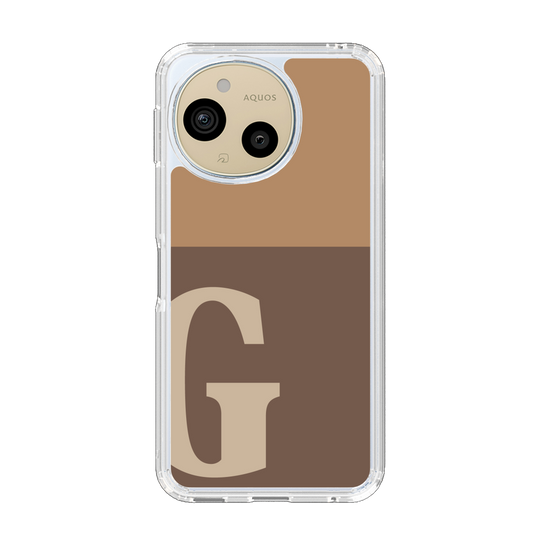 Slim Protection Case［ Original - initial two tone - G brown ］